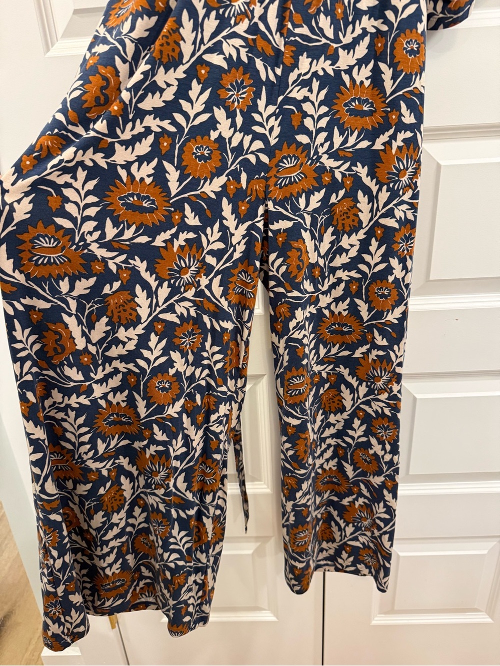 Garnet Hill Prato Knit Jumpsuit Size Large - Picture 7 of 10
